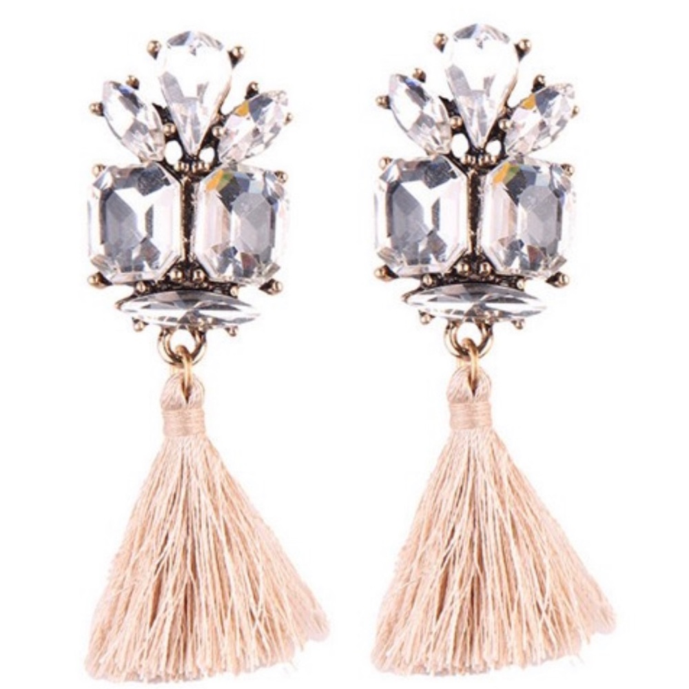 Venus Tassel and Dazzle Earrings